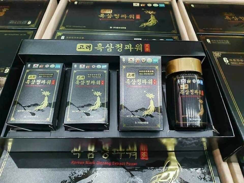 Cao hắc sâm Hàn Quốc set 4 lọ