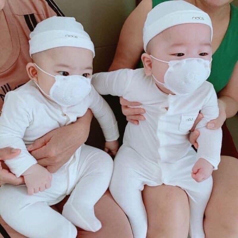 (Mẫu mới) Khẩu trang hình gấu Pigeon cho bé set 3 chiếc