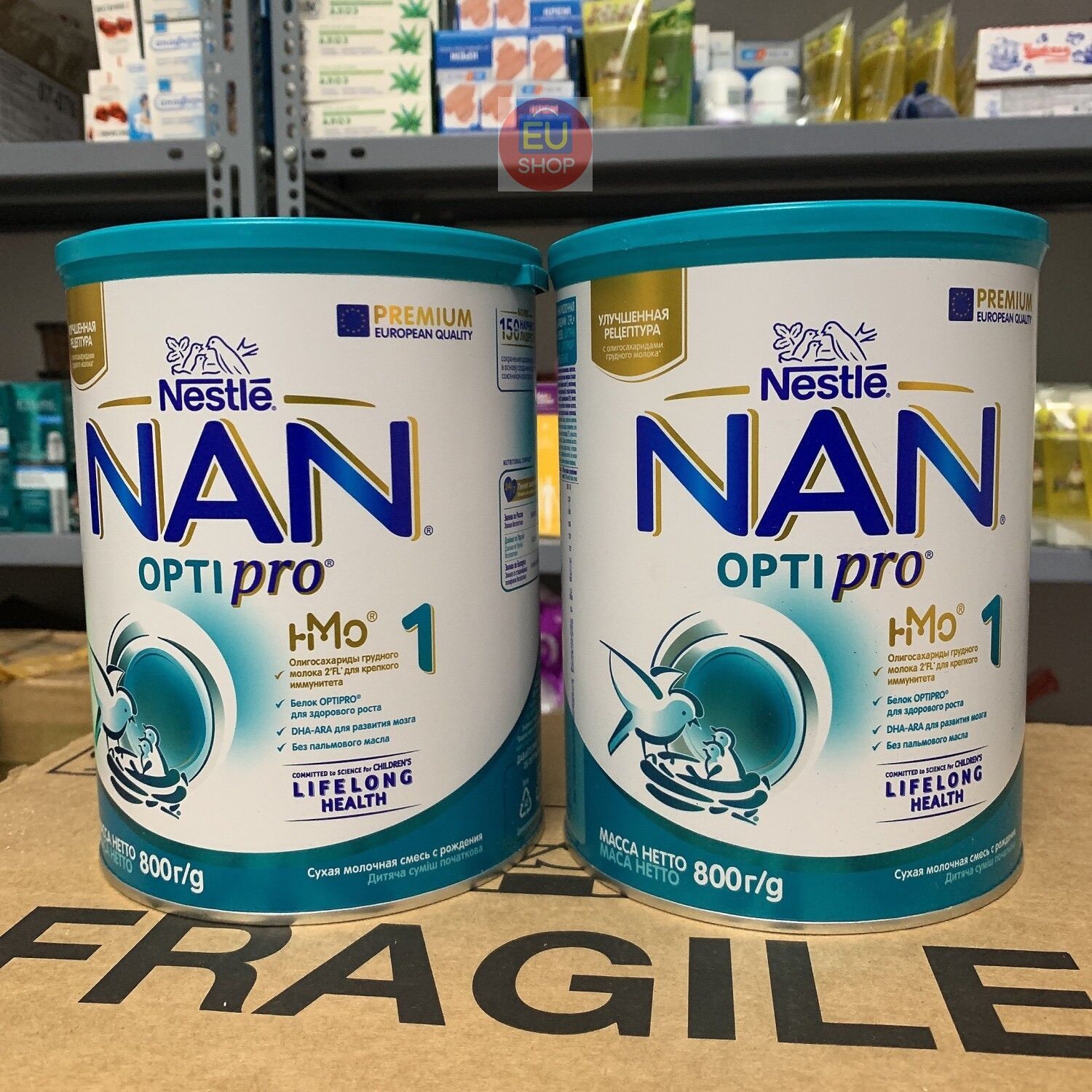 Sữa bột NAN OPTIPRO ® HMO Nga  - Hộp 800Gr