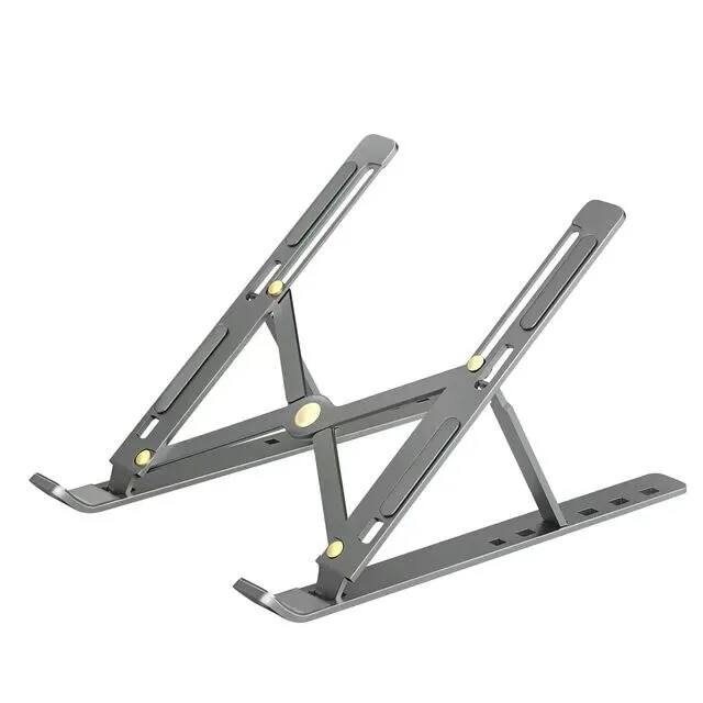 Di động nhôm laptop đứng có thể gập lại máy tính xách tay đế hỗ trợ cho macbook air pro máy tính giá đỡ cho phụ kiện máy tính