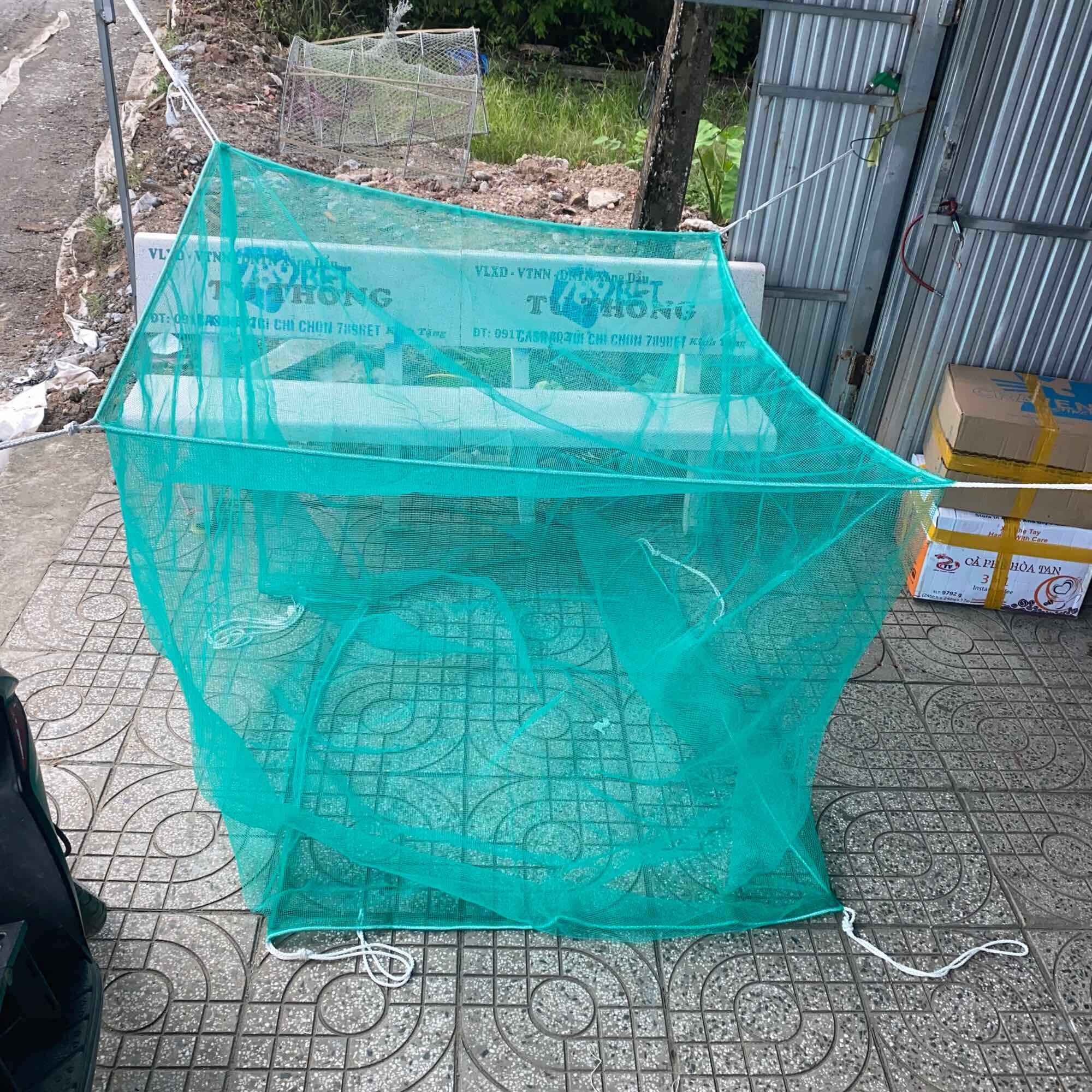 Vèo, Tráng, mùng nuôi cá, ếch... Có nắp đậy (2m x 2m -2m x 4m), (3m x 3m- 3m x 8m), (4m x 4m- 4m x 8m),(1.5m x1,5m),( 1,2m x 1,2m), (1m x 1)