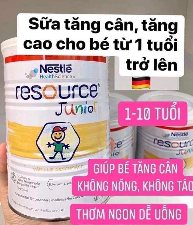 Sữa tăng cân Resource Junior nội địa Đức, Nga 400g