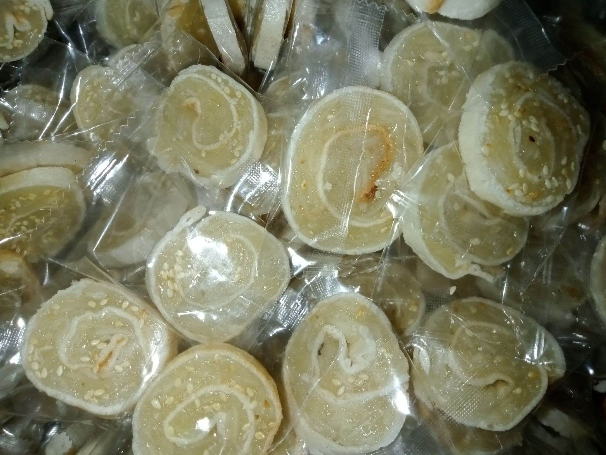 100g kẹo dừa non cuộn bánh tráng