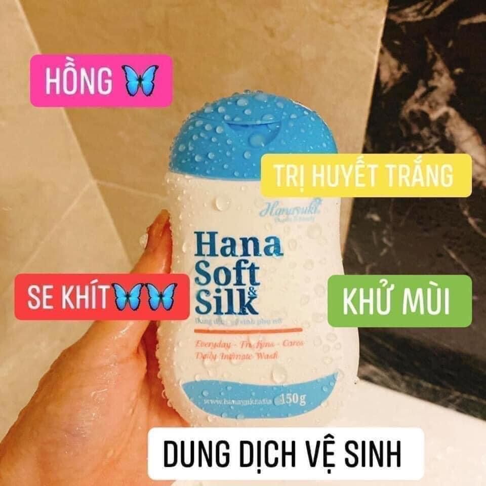 dung dịch vệ sinh hana soft silk của hanayuki