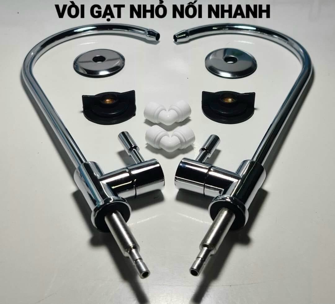 Vòi cổ ngỗng tay gạt kết nối nhanh