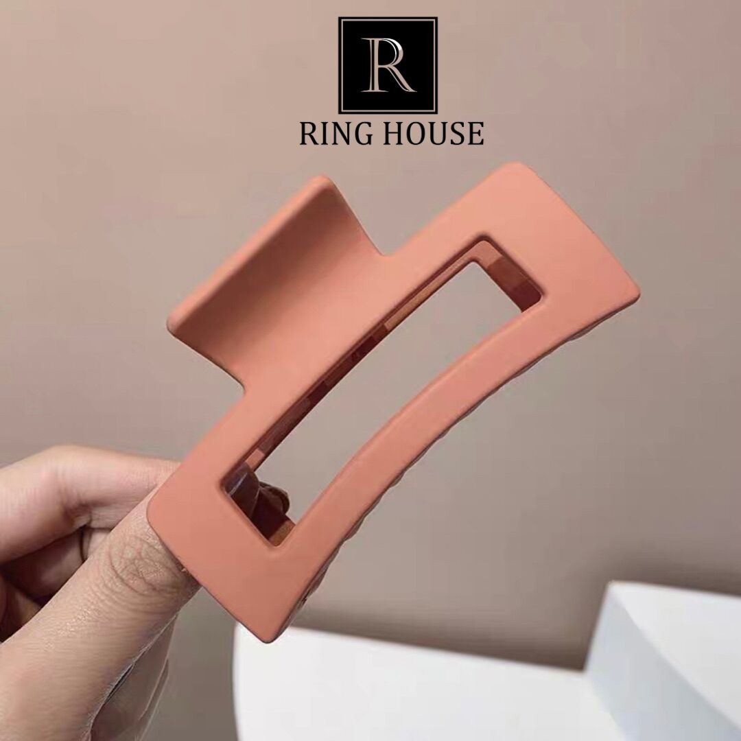 KẸP TÓC NỮ CÀNG CUA VUÔNG MÀU ĐỤC NHÁM