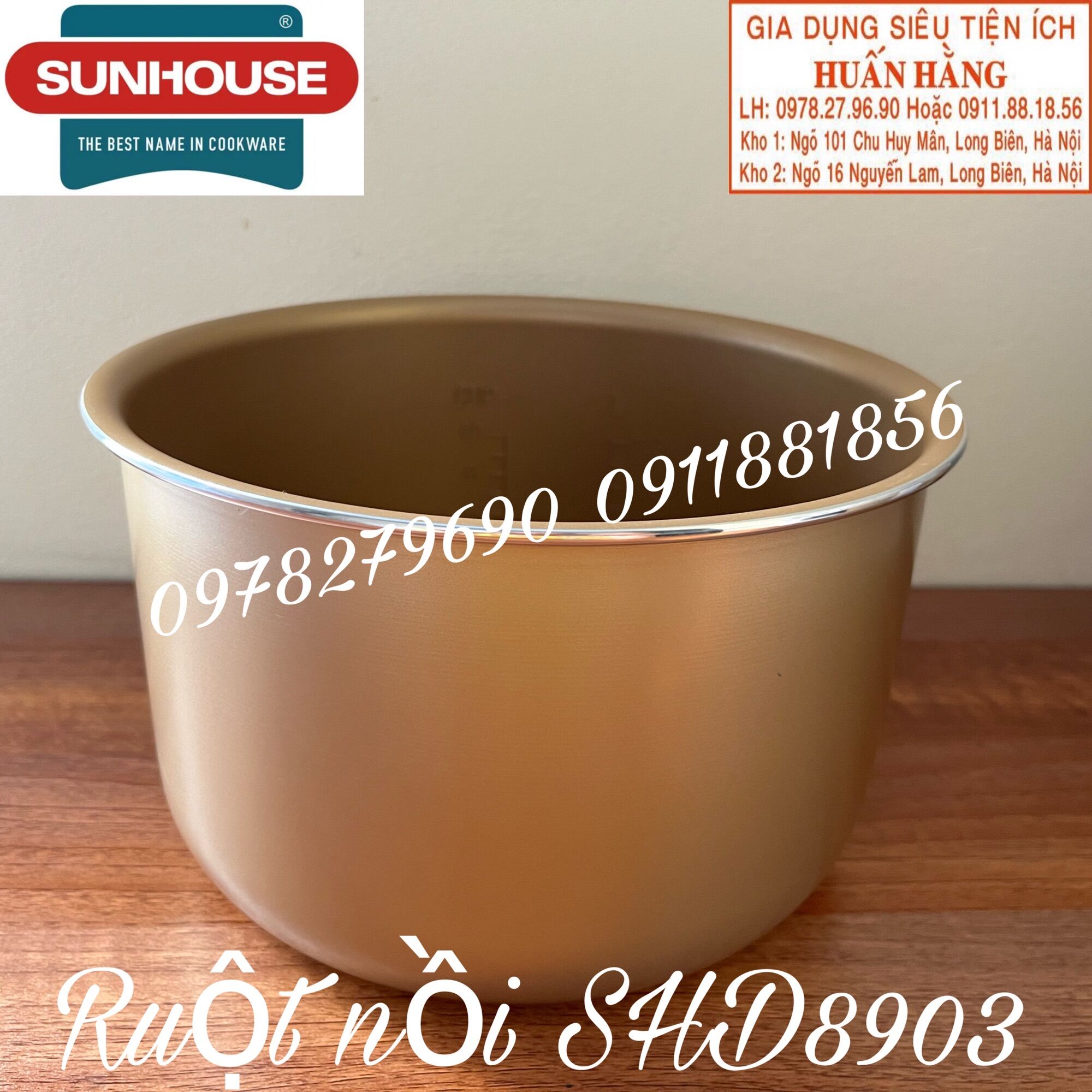 Ruột nồi cơm điện tử sunhouse mama 1.8 lít shd8903