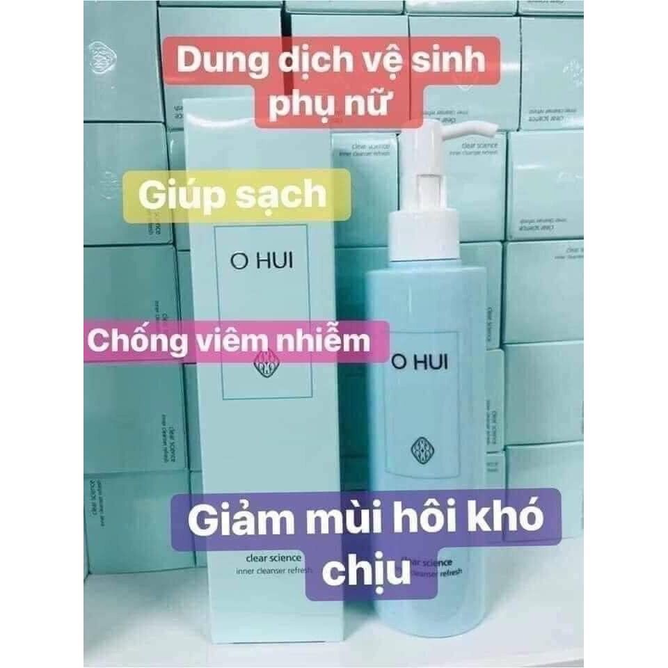 Dung dịch vệ sinh Ohui cao cấp 200ml tách set