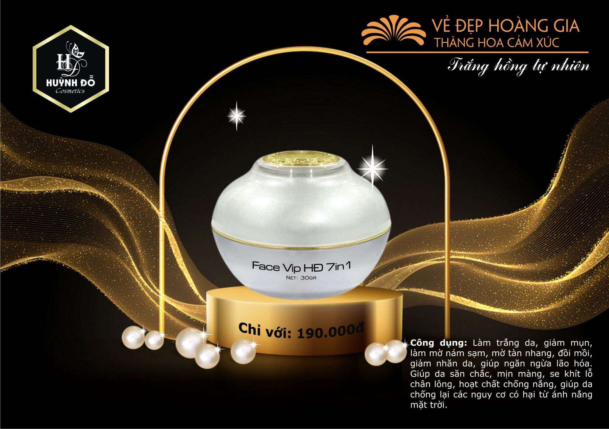 Kem Face Vip 7IN1 Huỳnh Đỗ 30g