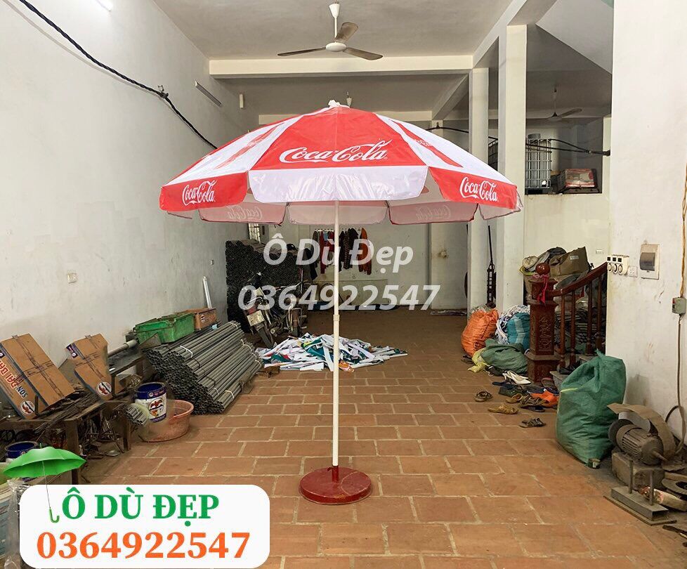 Ô dù quảng cáo đường kính 2m4