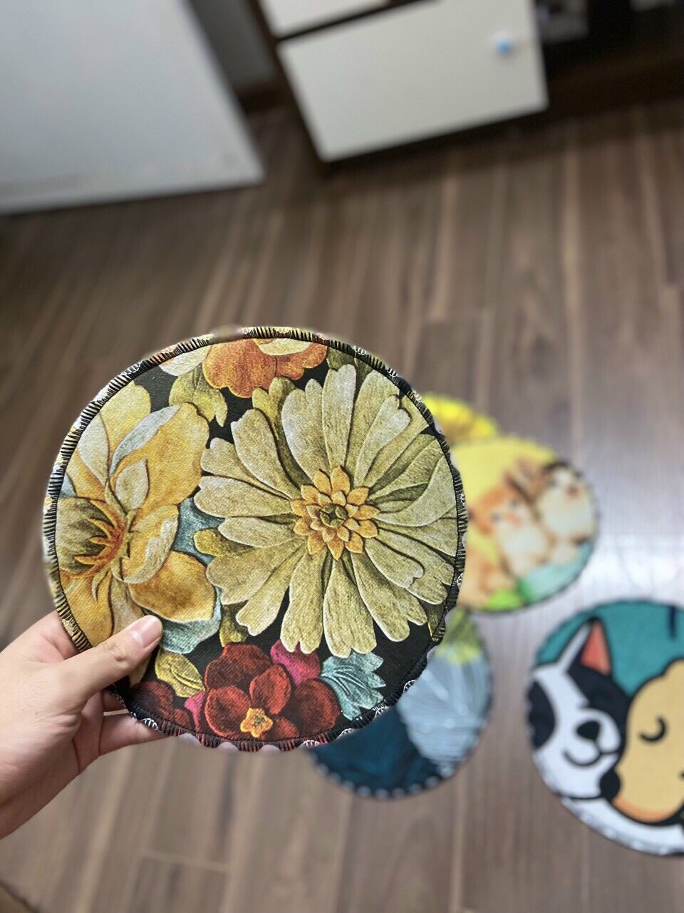 Sỉ 10 miếng lót nồi vải TO 26cm