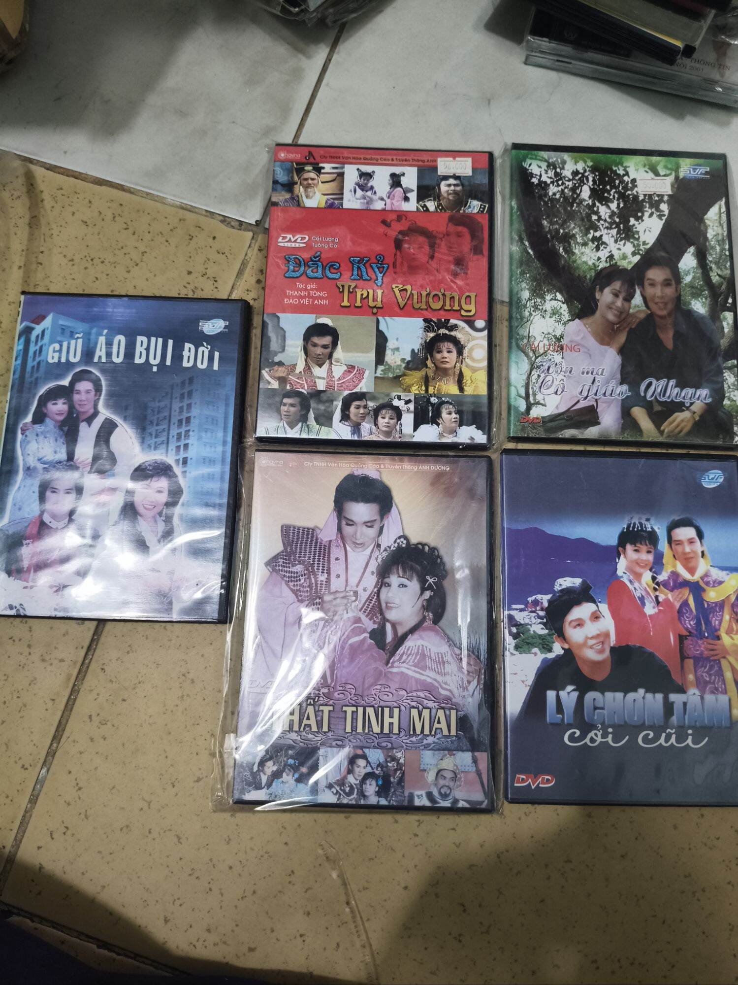 5 dvd cải lương Vũ Linh