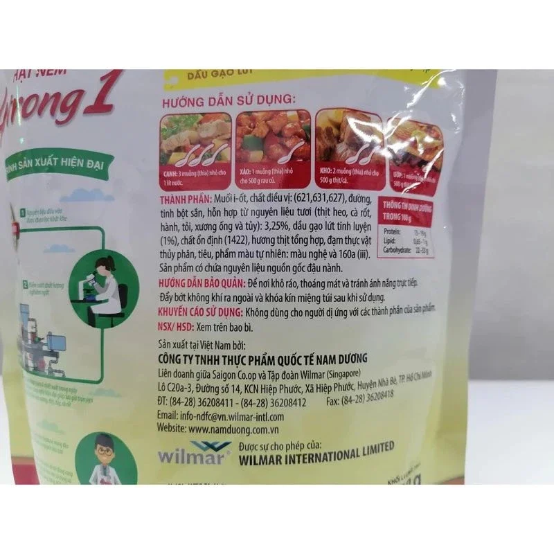 Hạt nêm Neptune 850g vị Heo 4 trong 1