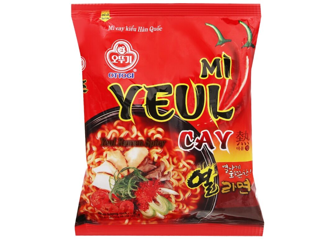 Thùng 20 gói Mì cay Yeul Ottogi 120g