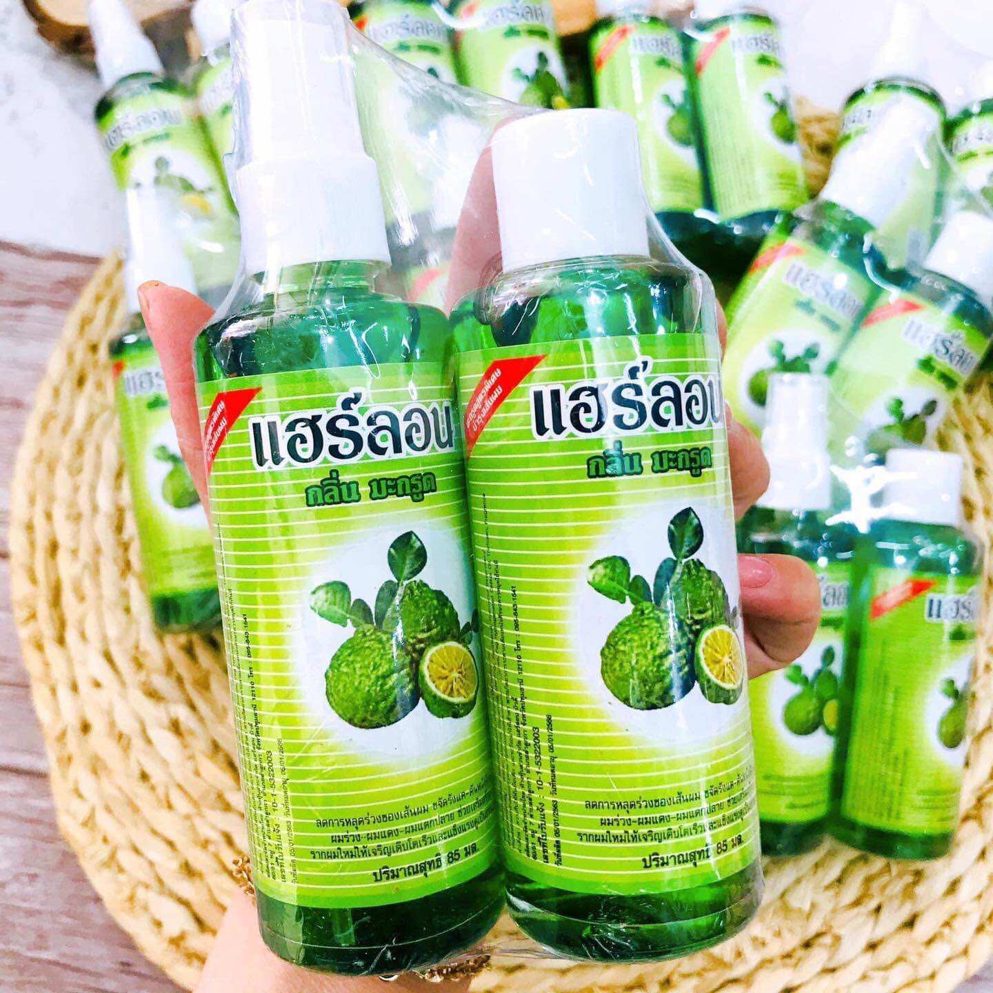 Xịt tóc chanh bưởi thái lan 1 chai tặng kèm 1 - giảm rụng tóc, mọc tóc nhanh
