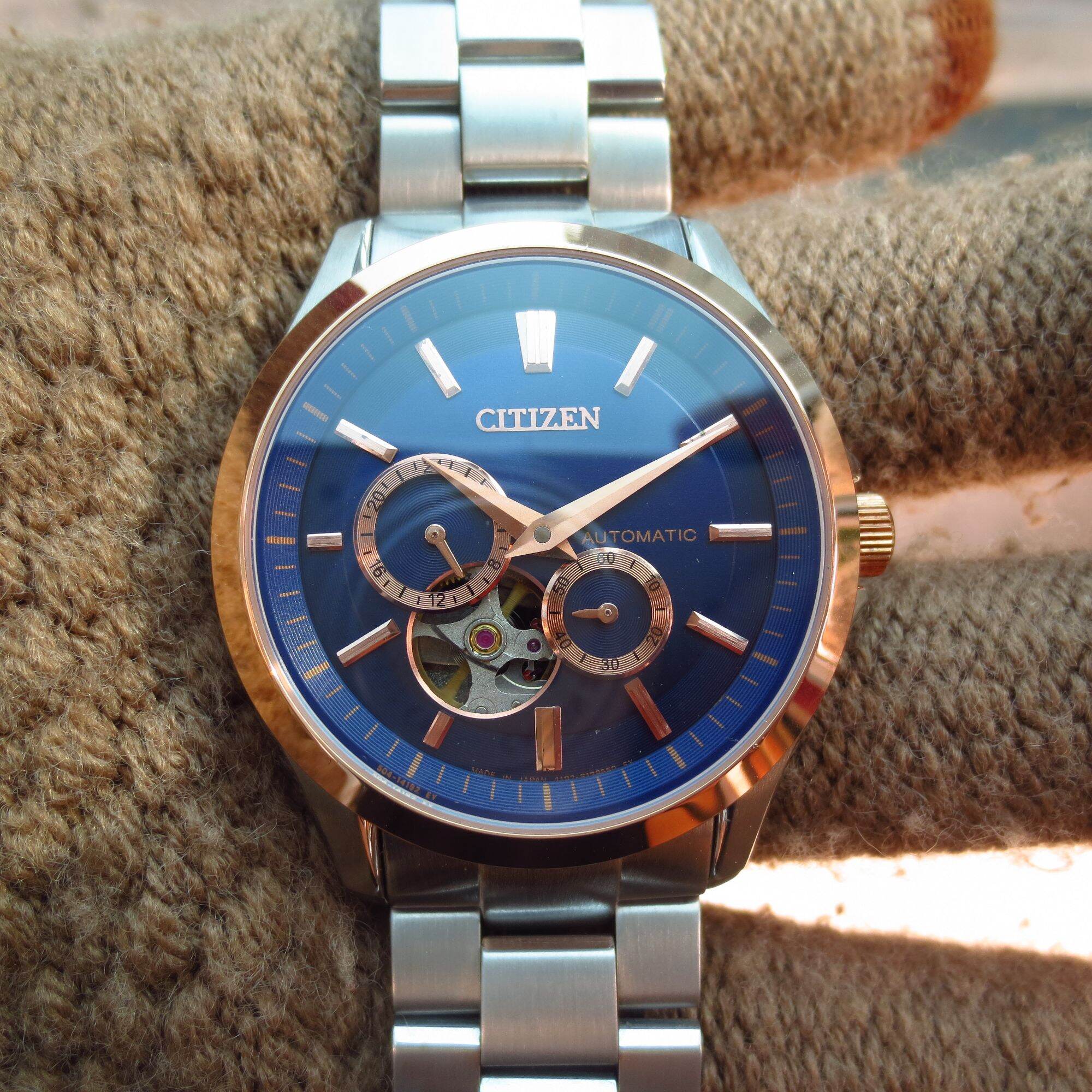 Đồng hồ cơ nam citizen automatic - tự động nạp cót - nhật bãi xịn