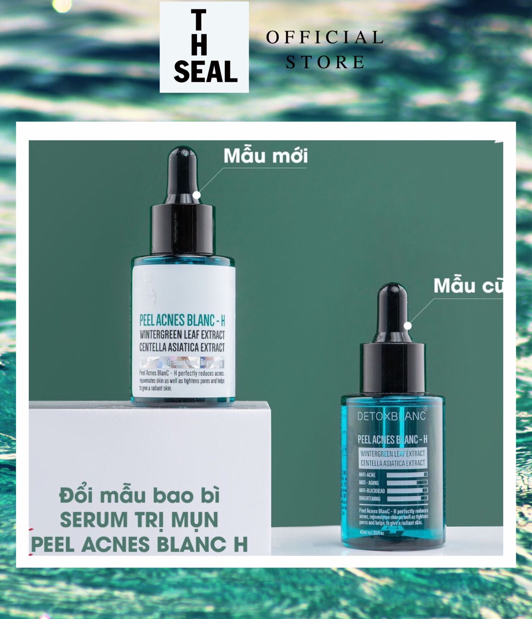 Serum cho da mụn detox blanc Mẫu H