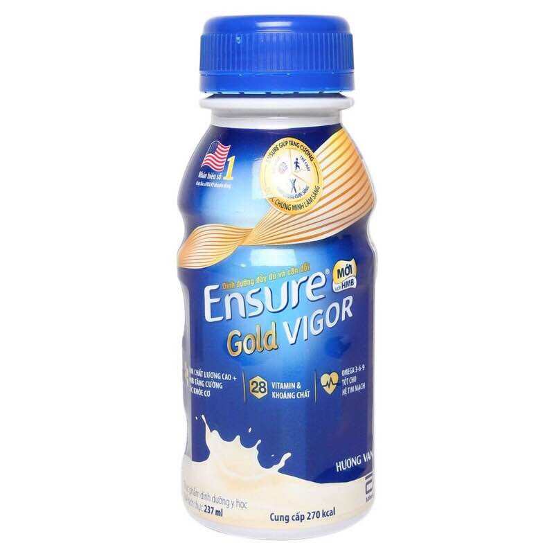1 chai sữa nước Ensure GOLD VIGOR 237ml abbott