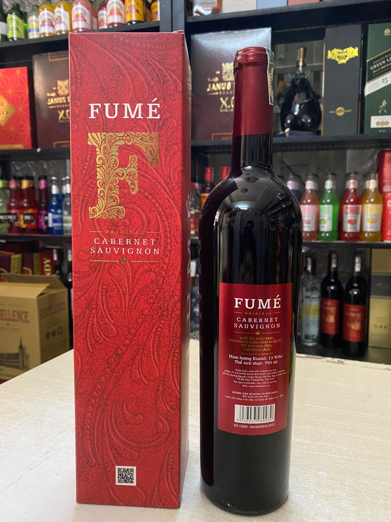 Vang Đỏ FUME 13 750ml