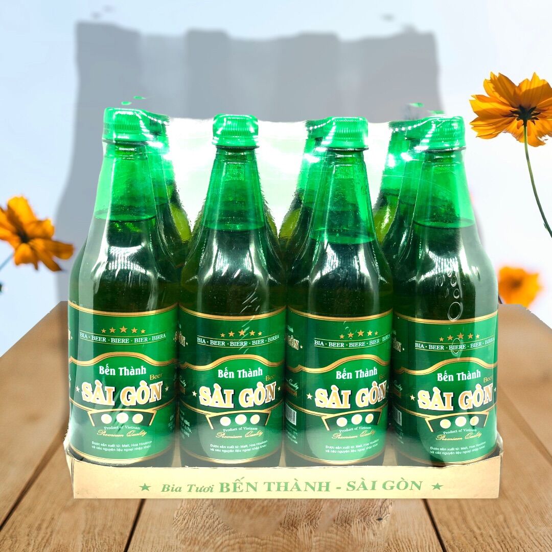 Bia tươi bến thành sài gòn xanh chính hãng