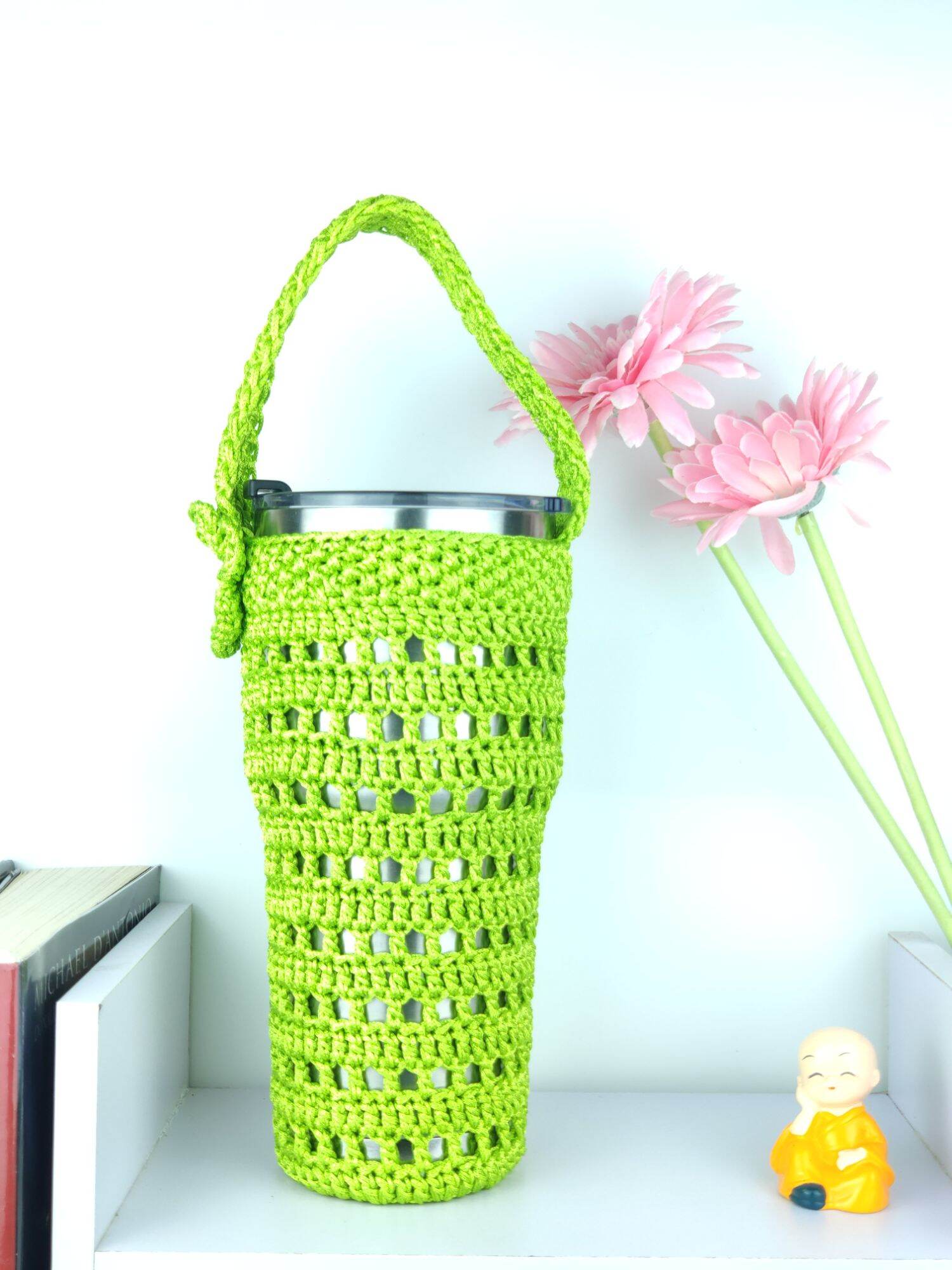 Túi đựng ly giữ nhiệt size 900ml sợi dù handmade