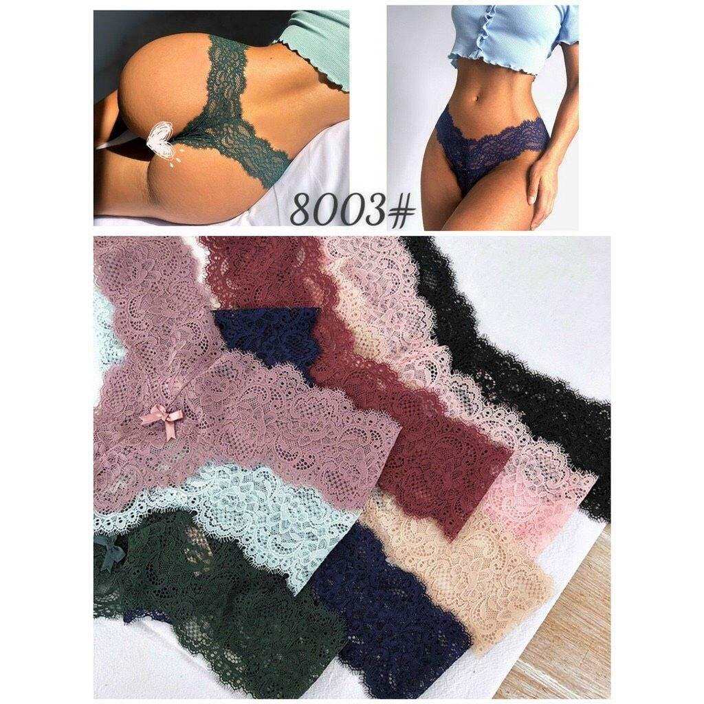 Quần lót lọt khe ren cao cấp 8003 chữ T sexy love chất ren mềm co giãn tốt thiết kế lọt khe điệu đà quyến rũ