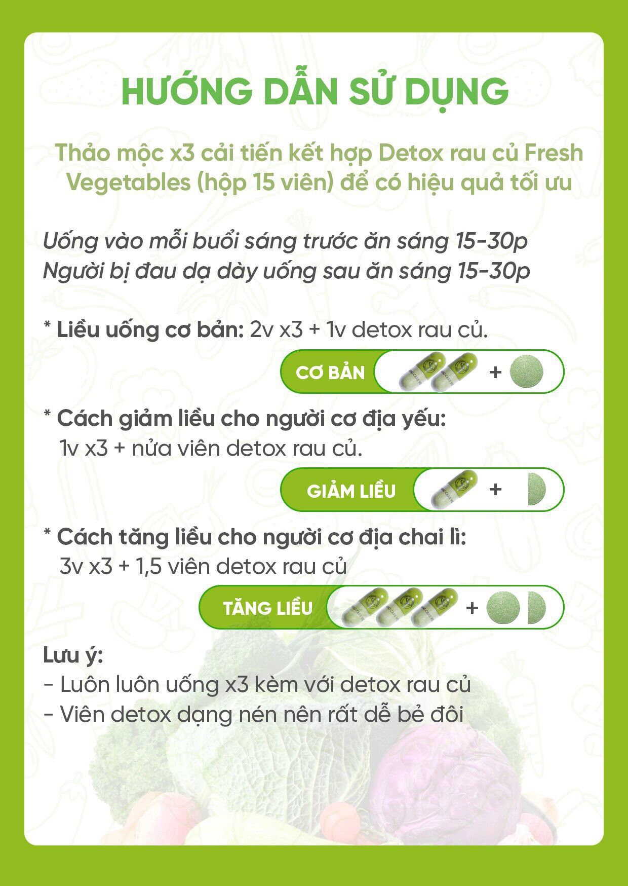❤️ [HÀNG CHUẨN] Thảo mộc giảm cân Slimming Care X3 ❤️