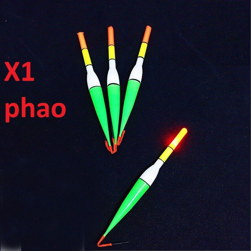 Phao đèn câu đêm , phao cảm ứng phát sáng khi gặp nước
