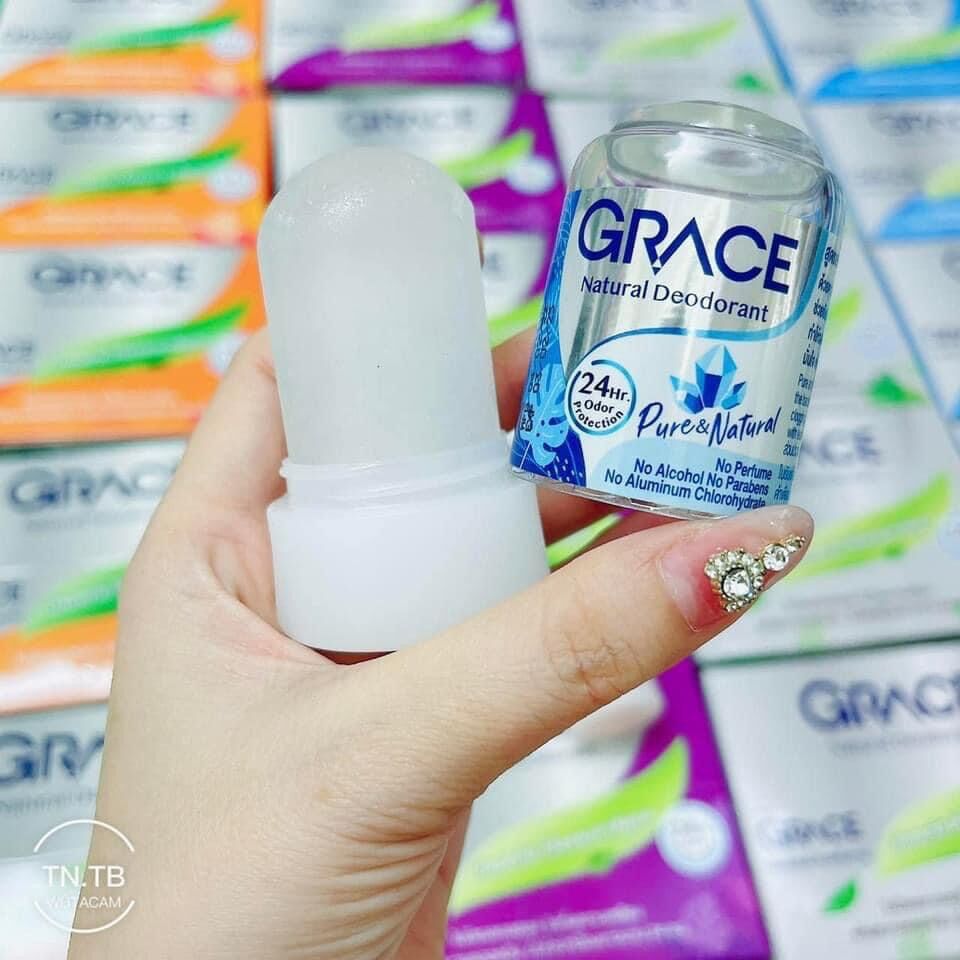 Lăn nách đá khoáng Grace 70g thái lan