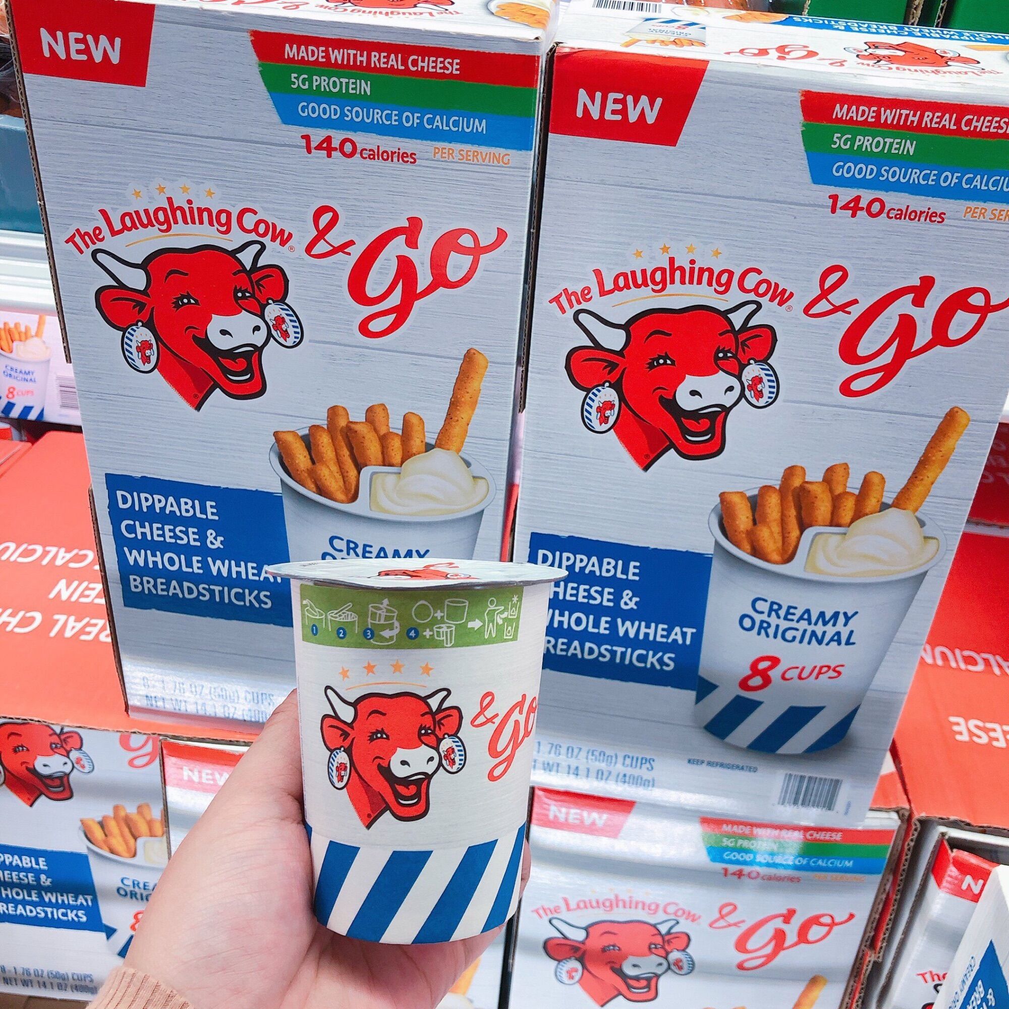 Bánh Que Chấm Phô Mai Tươi Con Bò Cười Của Mỹ