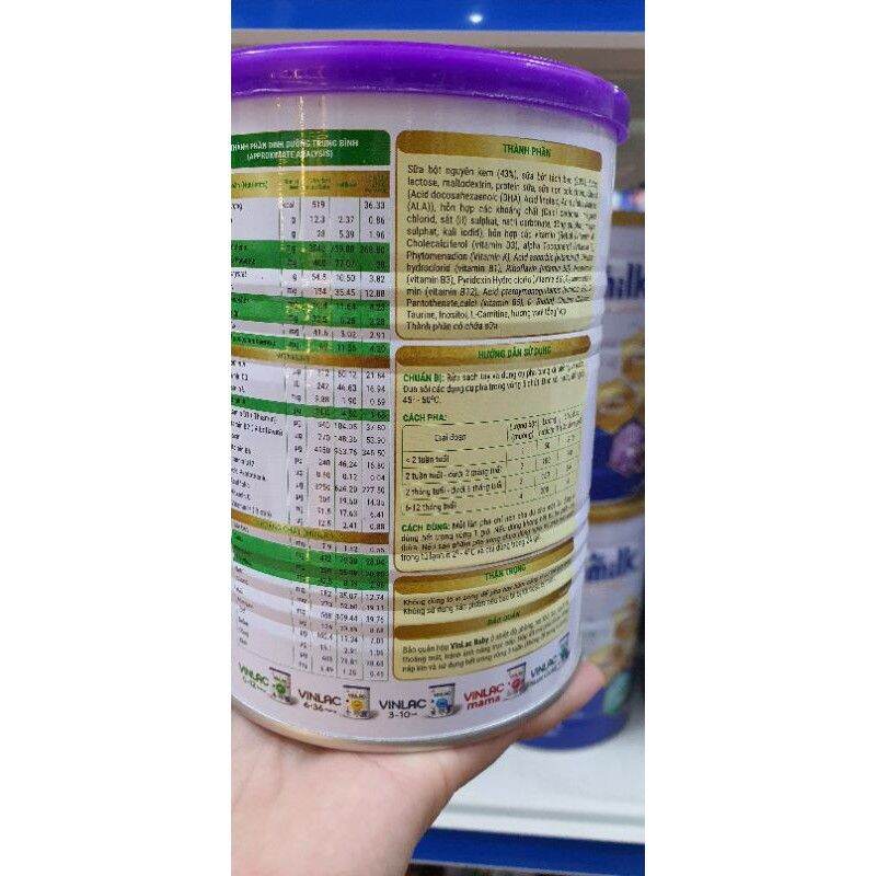 SỮA VINLAC BABY LON 900G DATE MỚI