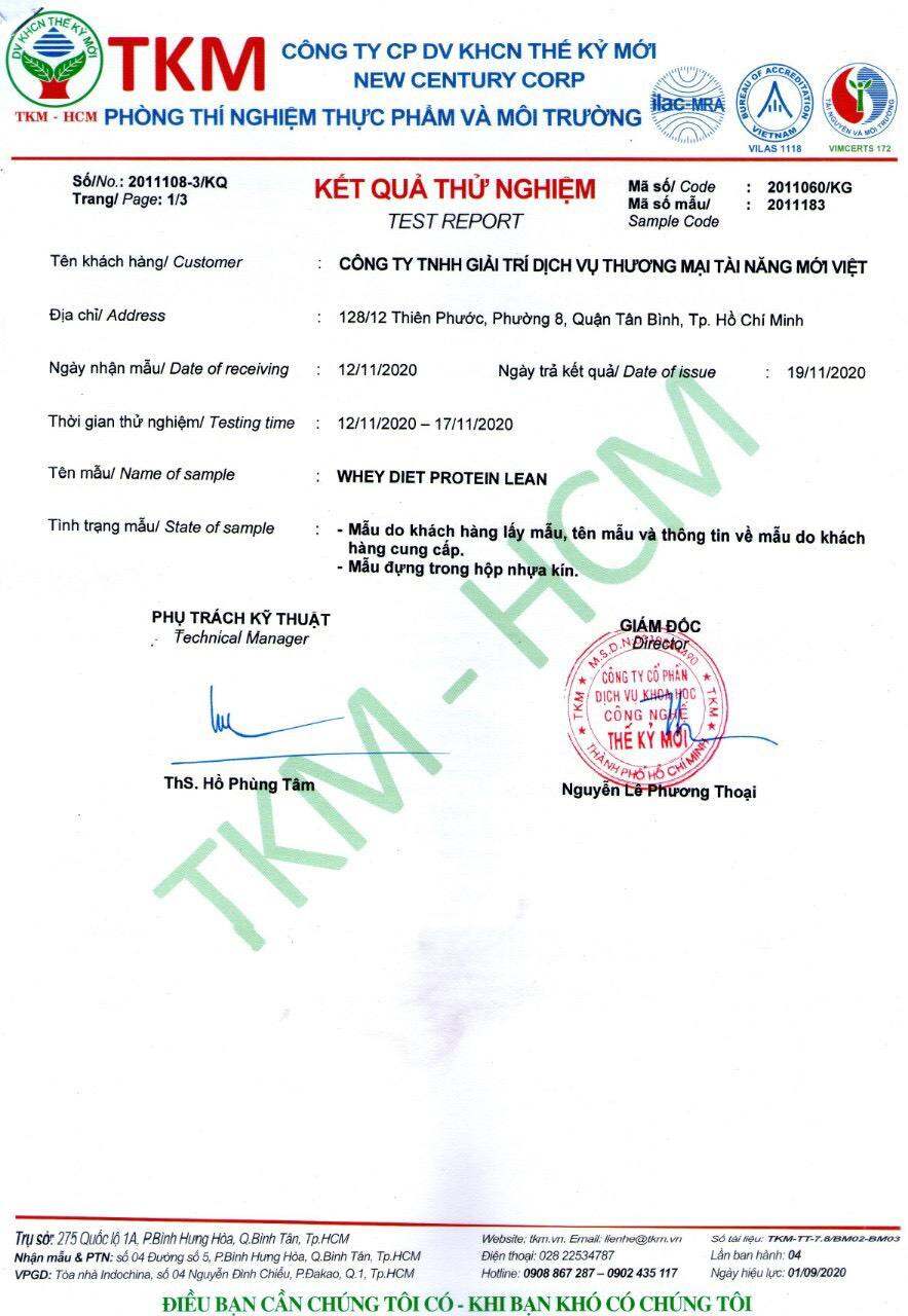 Bột Dinh Dưỡng Giảm Cân Lean