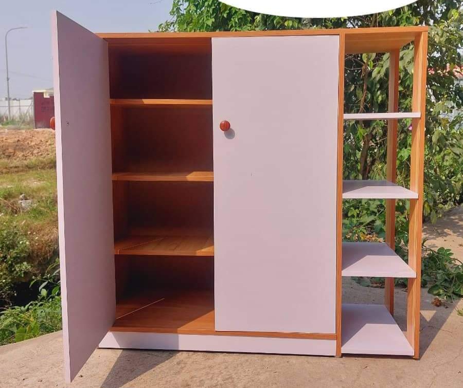 TỦ GIÀY GỖ, TỦ GIÀY CÁNH TRẮNG TO