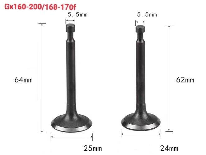 Suppap-nón suppap-phớt suppap máy xăng gx160 gx200 gx220 5.5hp 6.5hp 7.5hp, xuppap - nón chụp xuppap - phốt gít phớt gít máy xăng máy phát điện 2kw 3kw