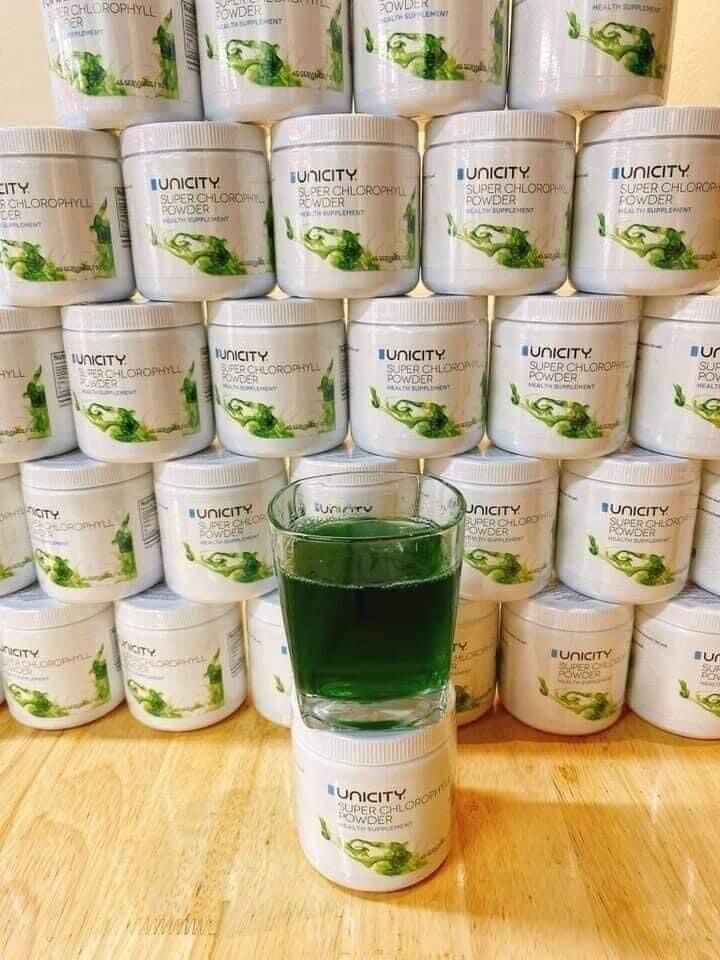 Bột diệp lục uni super power chlorophyll 92g - Date công ty