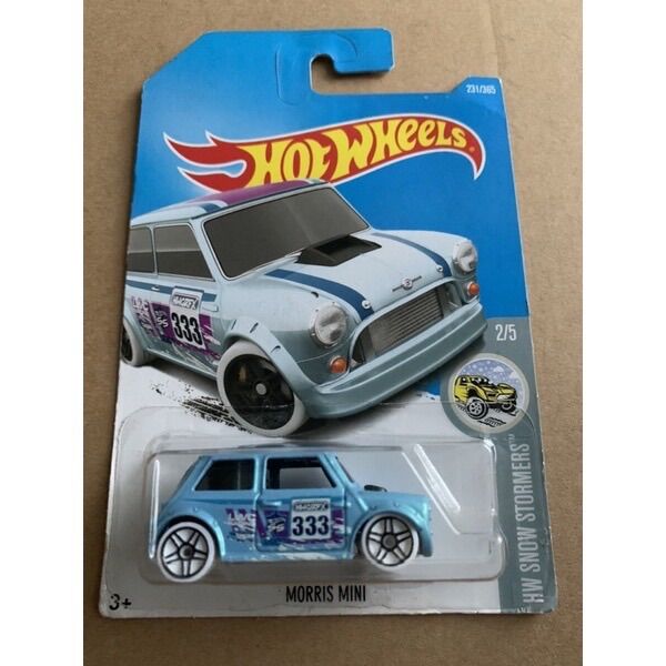 Xe hot wheels morris mini tem đua