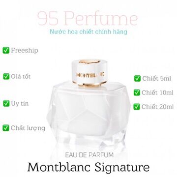 Nước hoa chiết Montblanc Signature 10ml