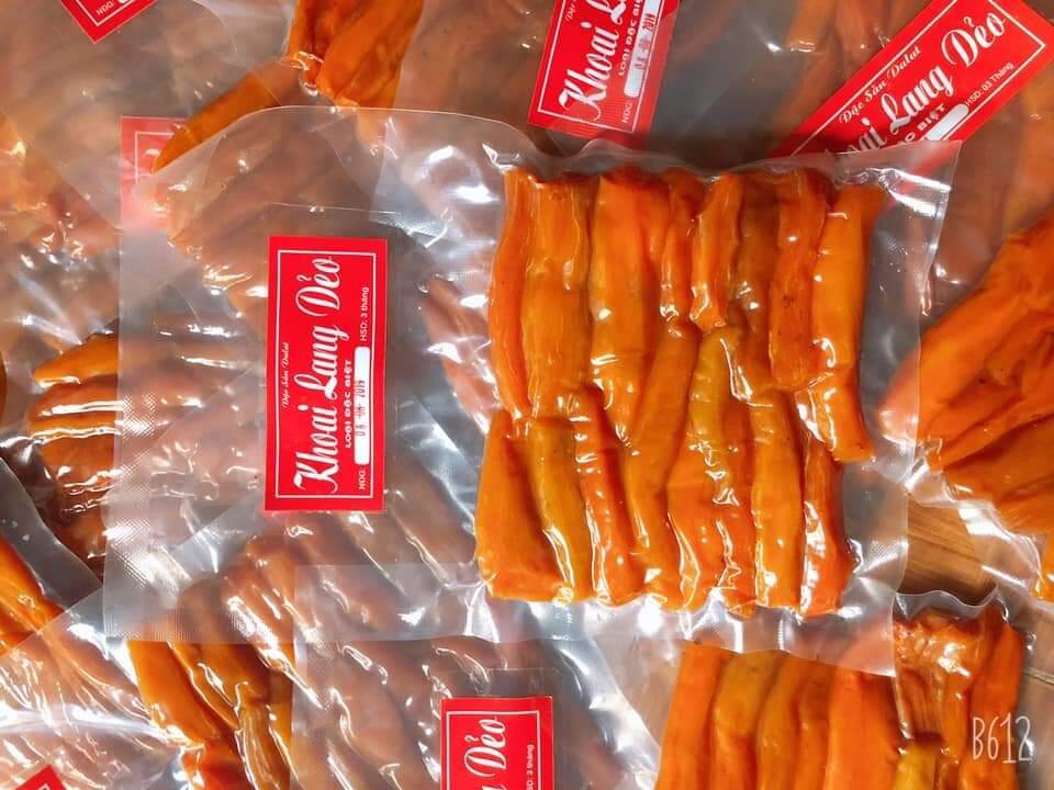 Bịch 500g Khoai lang mật sấy dẻo Đà Lạt