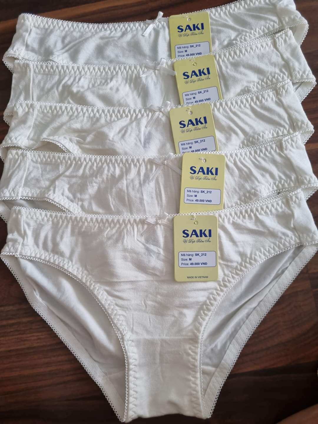 Set 5 cái [quần lót nữ cotton 100% hàng việt nam siêu mềm mịn, thoáng mát]