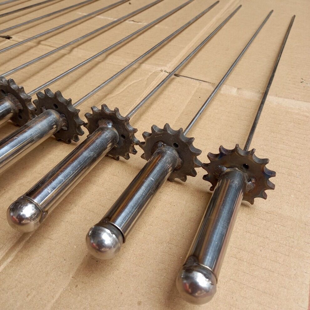 Xiên nướng thịt inox - que xiên nướng thịt
