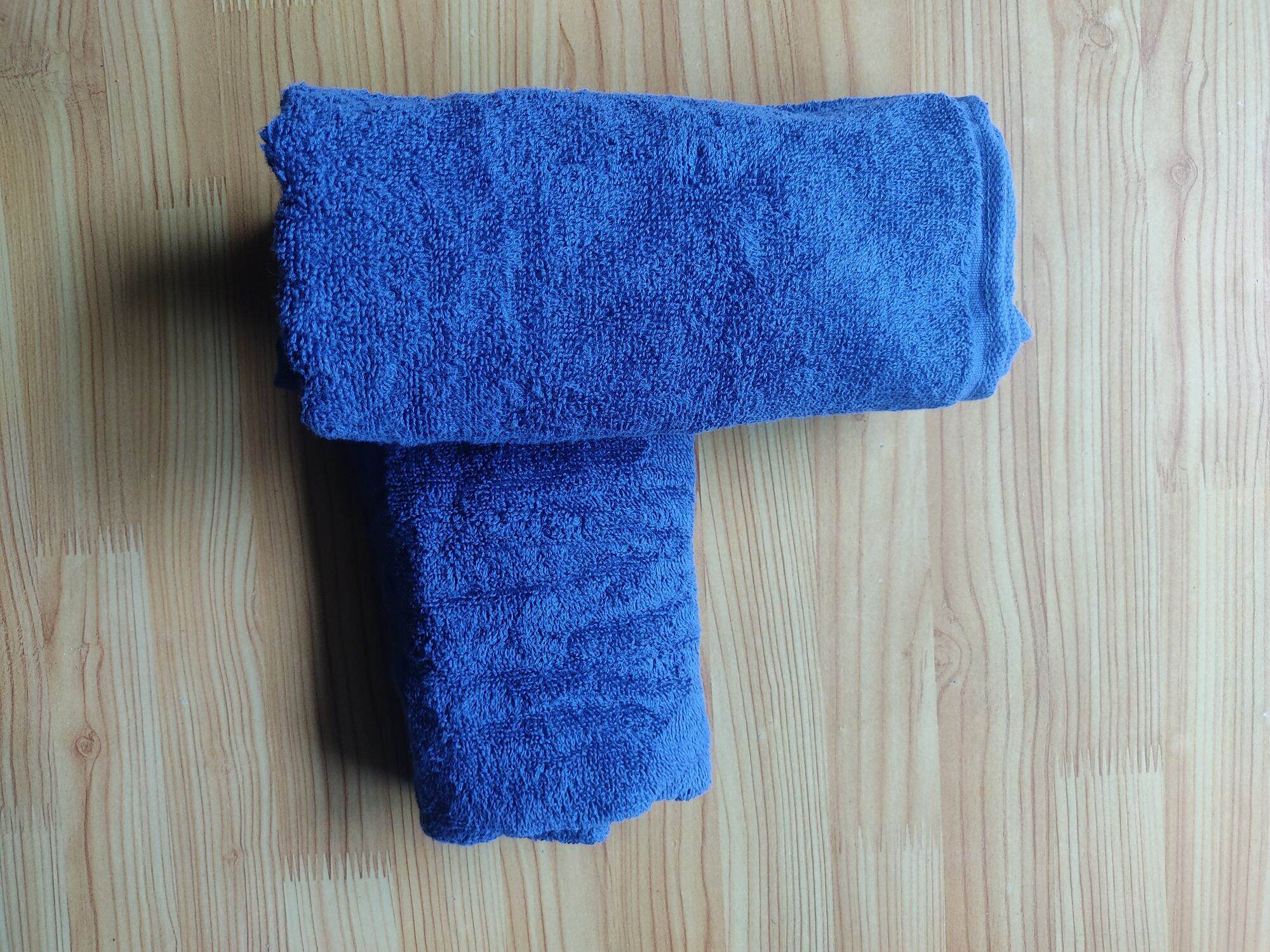 Combo of 5 Sea Blue Towels (Bath Towels)