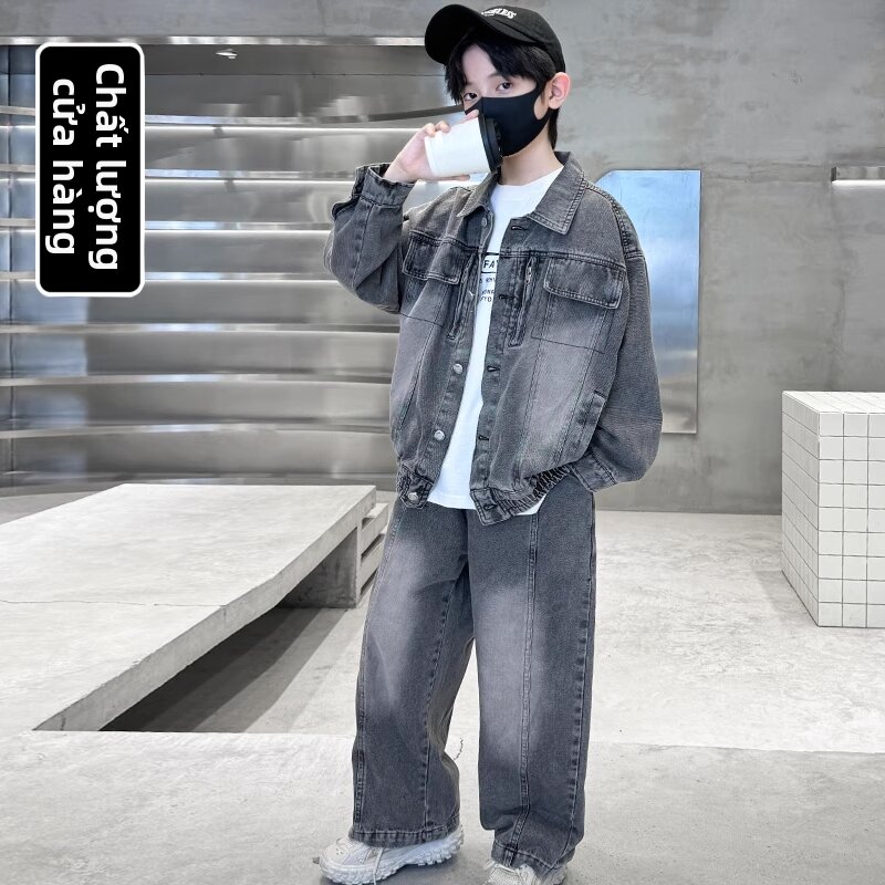 Boys Denim Street Style Outfit Giá 659,000 Đồng*Miễn phí vận chuyển