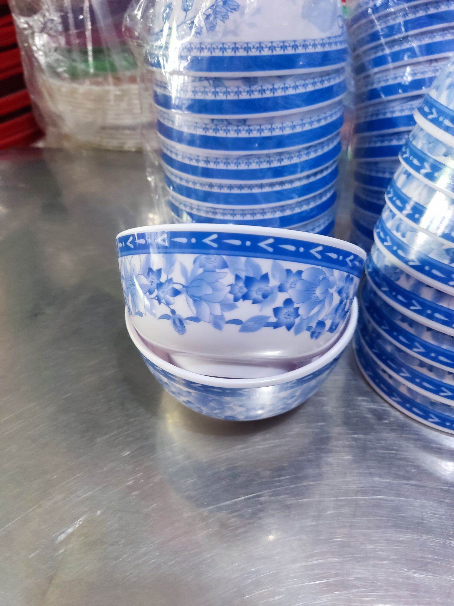 10 CHÉN BÔNG DÙNG ĂN CƠM NHỰA MELAMINE .