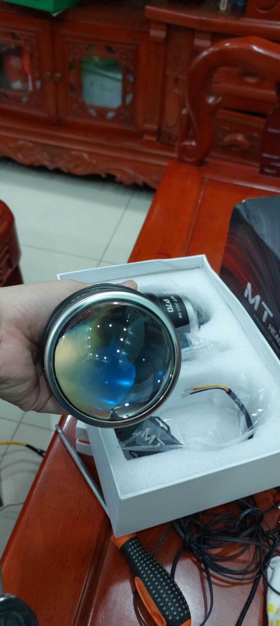 Bi gầm 3.0 inch 3 màu P70 MT Racing , có trợ pha