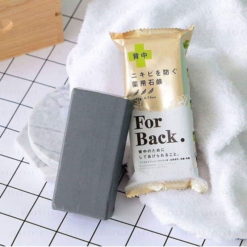 Combo xà phòng + xịt mụn lưng For Back Pelican Nhật Bản