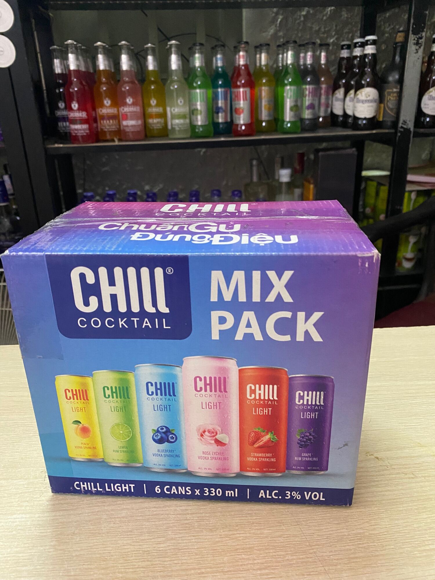 Combo mix 6 Lon Chill Cocktail 3% x330ml