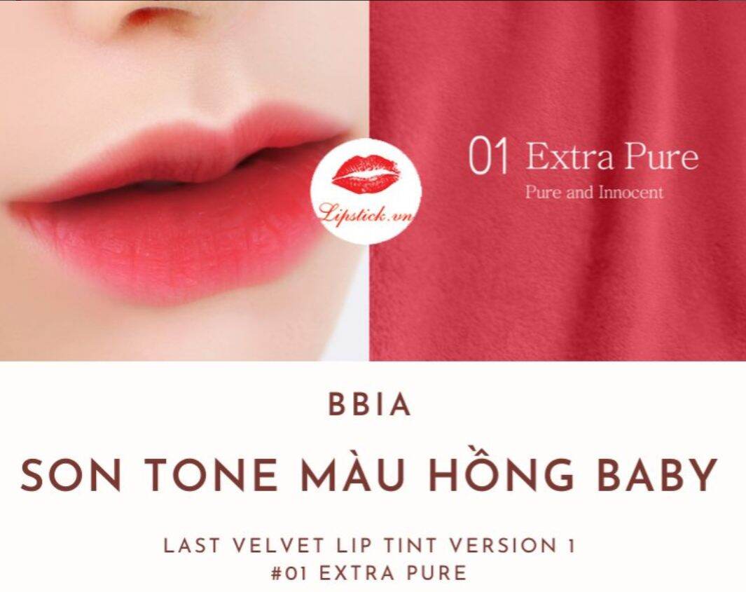 Son Bbia Son Siêu Lì màu 01