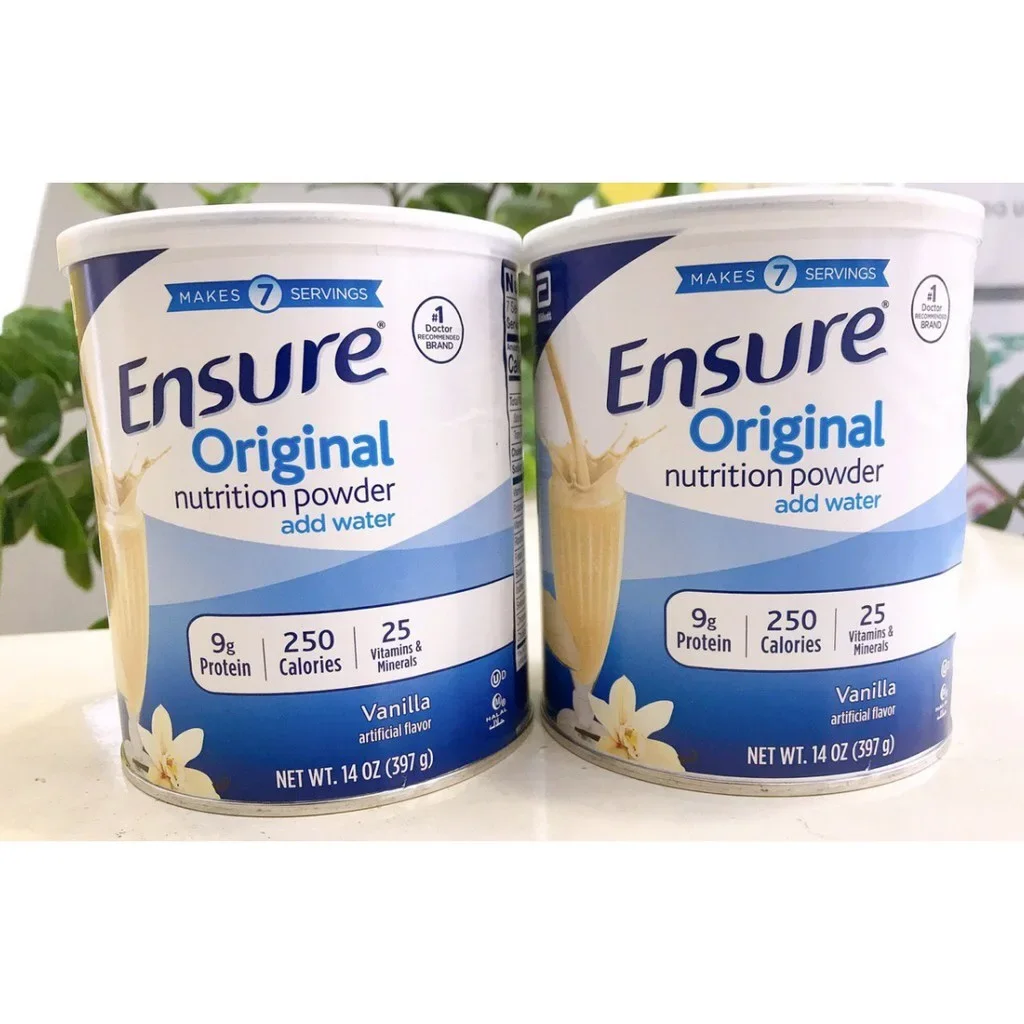 [Date 2023] Sữa bột Ensure Original Nutrition Powder 397g Mỹ