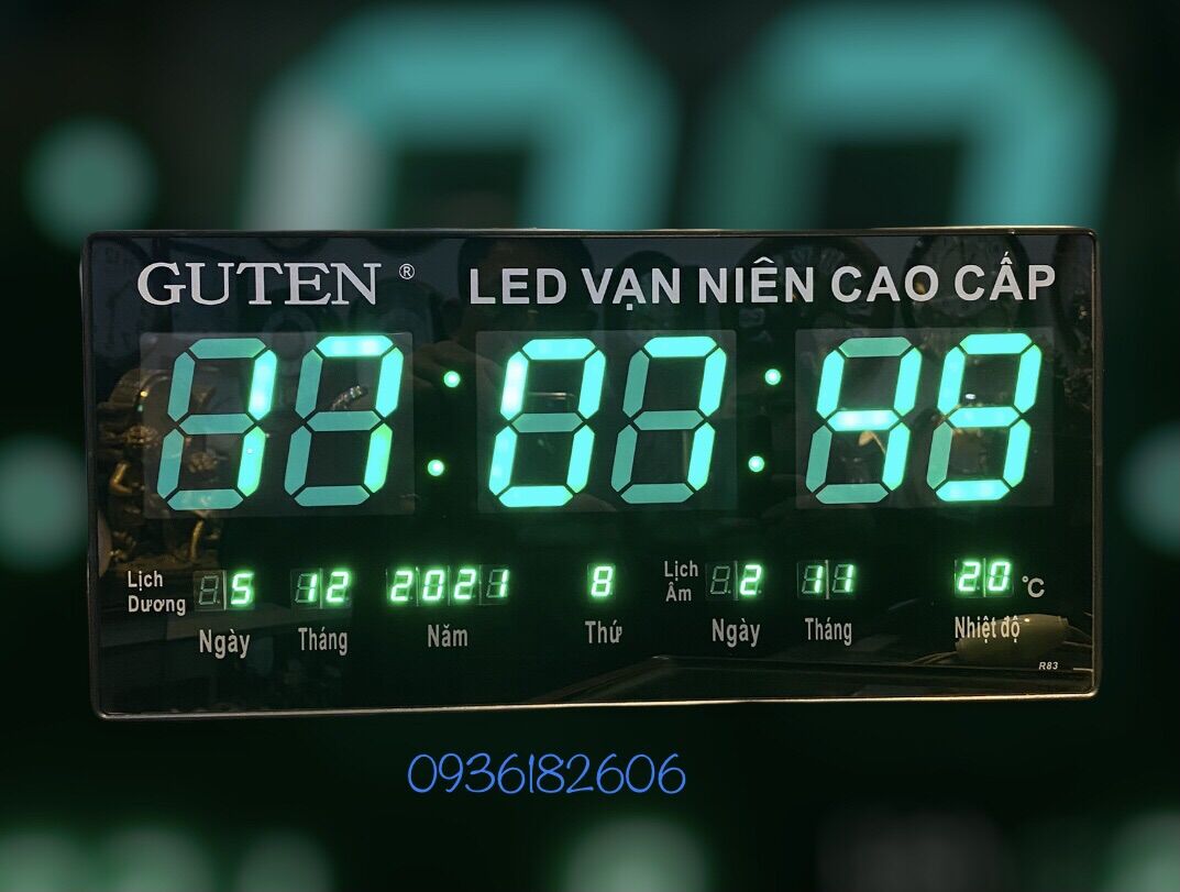 Đồng hồ led vạn niên guten