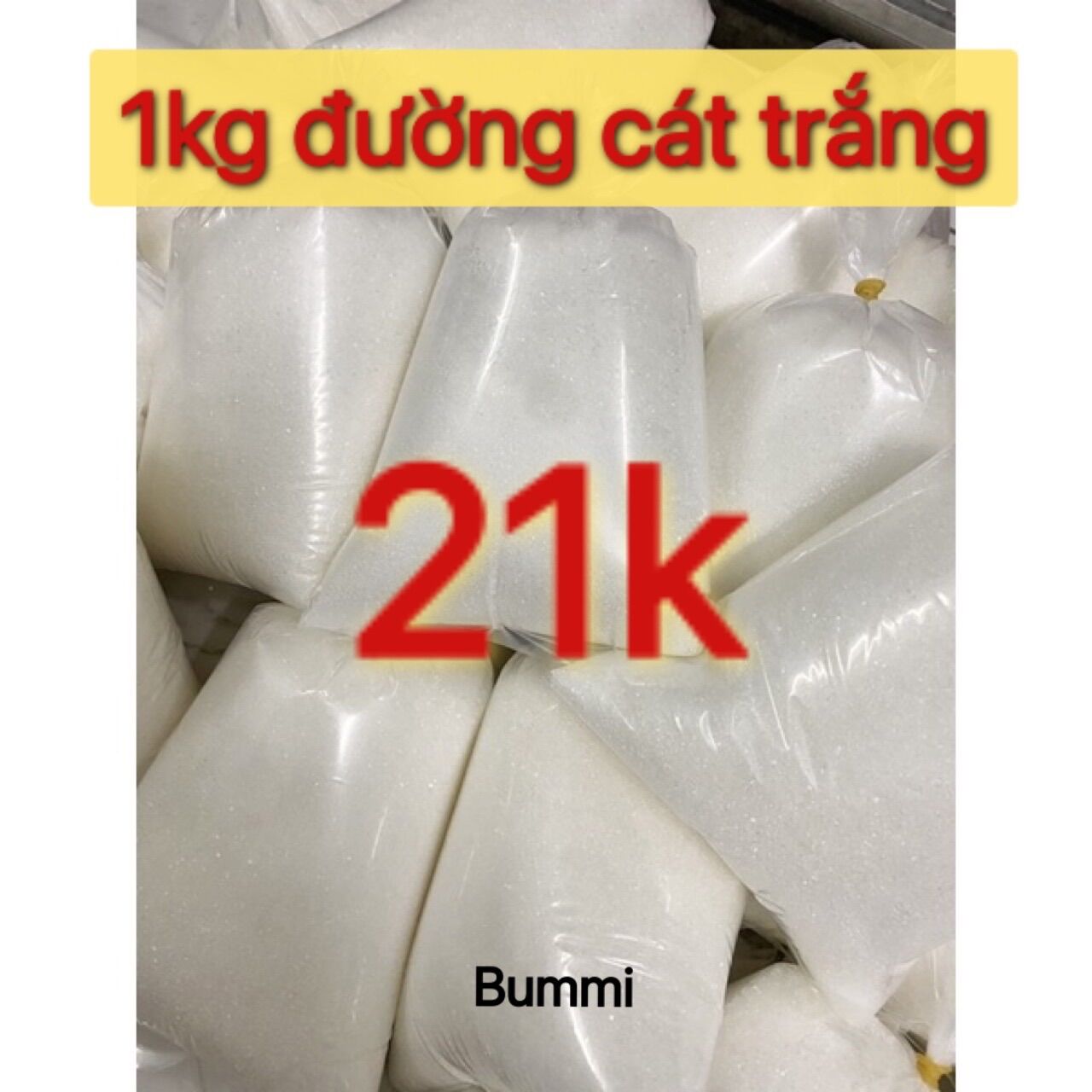 Đường cát trắng loại ngon đường hạt to 1kg